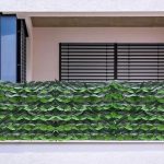 Siepe edera artificiale 1x3 metri - Copertura verde realistica - immagine 2