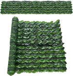 Siepe edera artificiale 1x3 metri - Copertura verde realistica - immagine 3