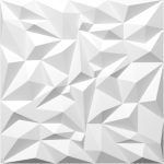 Pannello decorativi murali 3D in PVC per pareti 50x50 cm