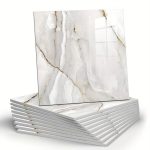 Pannelli adesivi in PVC per pareti - Bianco e Oro