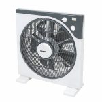 Ventilatore box da tavolo con timer 60 minuti e 3 velocità