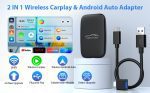 Adattatore wireless 2 in 1 CarPlay e Android auto Plug & Play Netflix YouTube - immagine 7