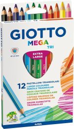 Astuccio 12 pastelloni colorati Giotto Mega