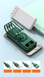 Batteria esterna universale Power Bank 20.000 mAh + ricarica wireless 4 connessioni