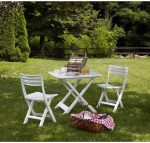 Sedia pieghevole in robusta plastica ideale per giardino, terrazza e balcone - immagine 3