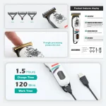 Tagliacapelli Professionale Cordless VGR V-971 - immagine 5