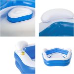 Piscina Gonfiabile Bestway con Sediolini 213x206x69 cm - immagine 3