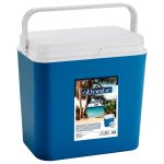 Refrigeratore per cibo da picnic da viaggio cool box blu 24 L grande isolato portatile da campeggio