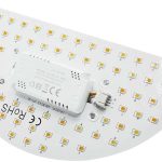 Circolina led modulo neon mezza luna 12 watt per plafoniere applique tripla colorazione di luce 6500k 4000k 3000k
