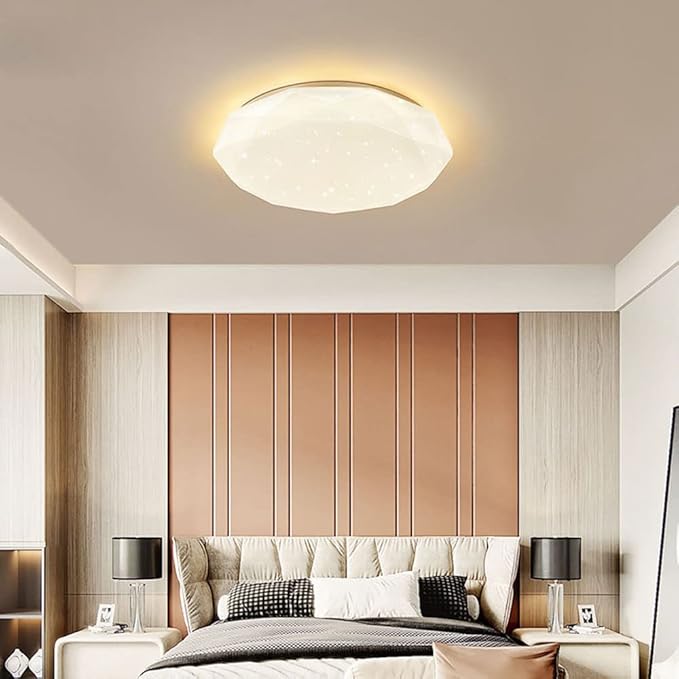 61nfVeCXSxL._AC_SX679_ Lampada da soffitto for cucina Lampadario a sfaccettatura diamantata Illuminazione 35×9,5cm - immagine 1