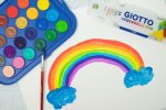Giotto Acquerelli Tempere + 1 Pennello, 24 Unità, Confezione Da 1, Multicolore - immagine 3