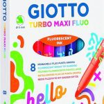 Giotto turbo maxi fluo da 8 pezzi
