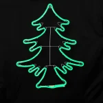 albero di natale luminoso