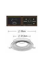 Faretto LED da Incasso Varie Tonalità 30W - immagine 2