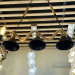 Lampadario in Corda con Faretti 5 Attacchi E27 5x40W 110x135 cm