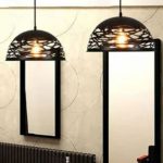 Lampadario in Ferro Attacco E27 60W 35x26 cm