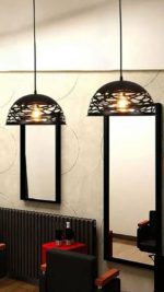 Lampadario in Ferro Attacco E27 60W 35x26 cm