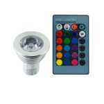 Lampadina LED GU10 RGB con Telecomando