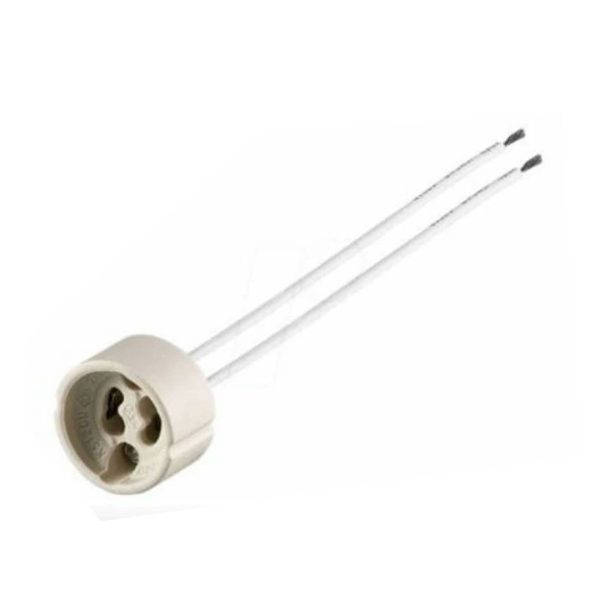 Porta Lampade LED Attacco GU10 con Fili in Acciaio