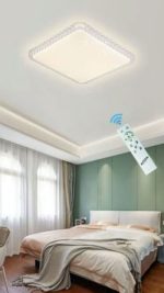 Plafoniera LED 48W Luce Variabile con Telecomando 3000-6500K