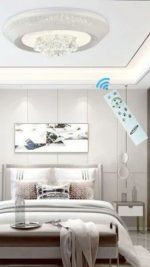 Plafoniera LED Lussuosa 166W Luce Variabile con Telecomando 3000-6500K