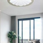 Plafoniera LED 46W Bluetooth Conchiglia a Tonalità Variabile 3000-6500K, Diametro 50 cm