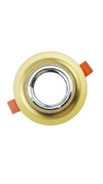 Porta Faretto LED Oro, Attacco GU10, 75 mm