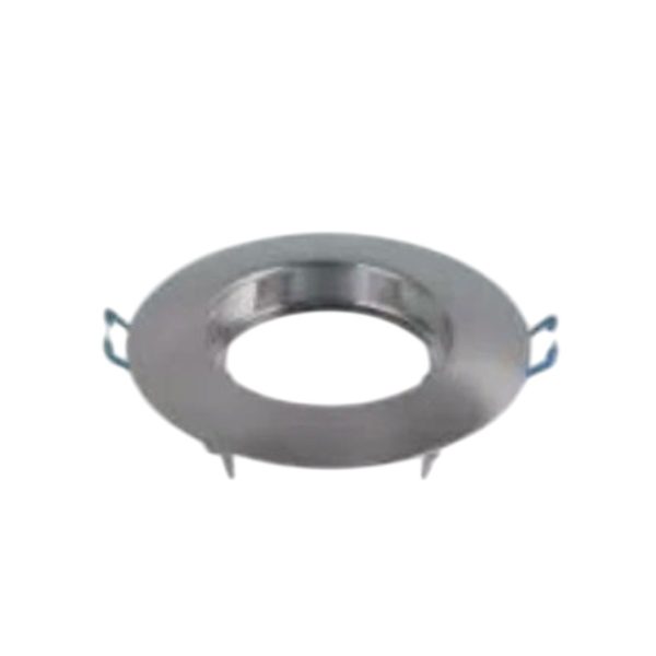 Porta Faretto LED Tondo ad Incasso GU10, 55 mm argento