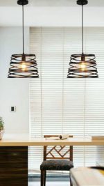 Lampadario Minimal Attacco E27 60W 32,5x24 cm