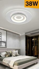 Plafoniera LED 38W Luce Calda, Neutra o Fredda, Diametro 50x5,5 cm - immagine 3