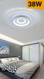 Plafoniera LED 38W Luce Calda, Neutra o Fredda, Diametro 50x5,5 cm - immagine 2