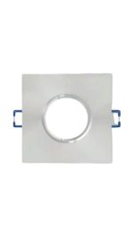 Porta Faretto LED da Incasso Argento GU10, 60 mm