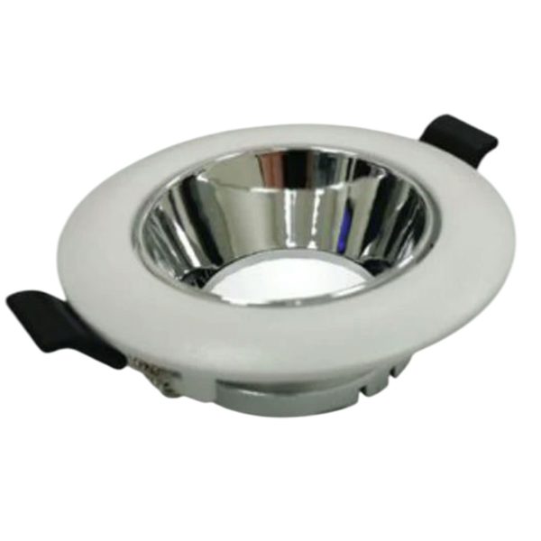 Porta Faretto Argento ad Incasso Orientabile GU10, 70 mm
