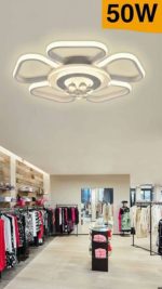 Plafoniera LED 50W Luce Calda, Neutra o Fredda, Diametro 50 cm - immagine 3