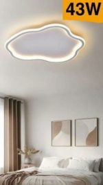 Plafoniera LED 43W Nuvola, Luce Calda o Fredda, 50x46 cm - immagine 2