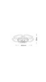 Plafoniera LED 50W Luce Calda, Neutra o Fredda, Diametro 50 cm - immagine 2