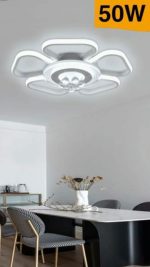 Plafoniera LED 50W Luce Calda, Neutra o Fredda, Diametro 50 cm - immagine 4