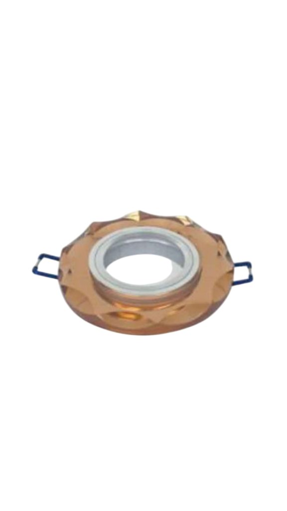 Porta Faretto LED da Incasso Diamantato GU10 60 mm Marrone
