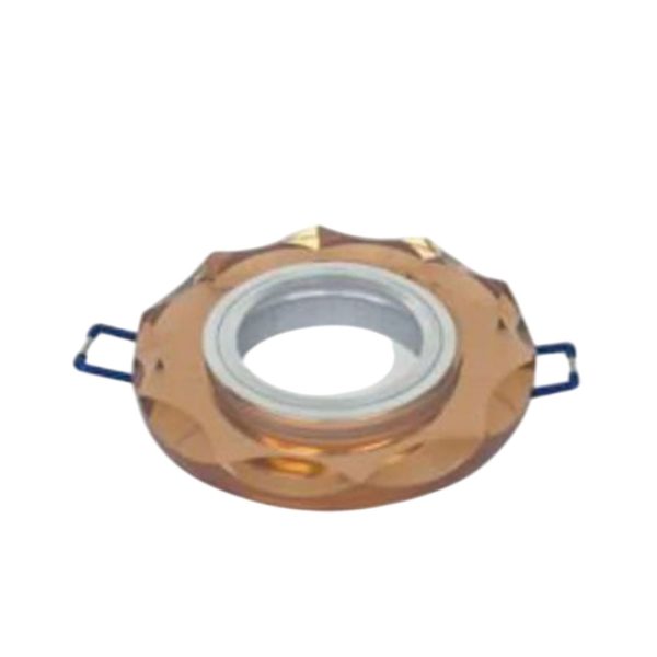 Porta Faretto LED da Incasso Diamantato GU10 60 mm Marrone