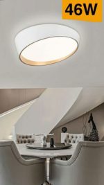 Plafoniera LED 46W, Oblò, Luce Calda, Neutra o Fredda, Diametro 50 cm - immagine 3