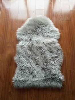 61dFefV5m2L._AC_UF350,350_QL80_ Tappeto in pelliccia di agnello - immagine 1