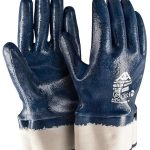 GUANTI BLU COTONE NITRILE PESANTE