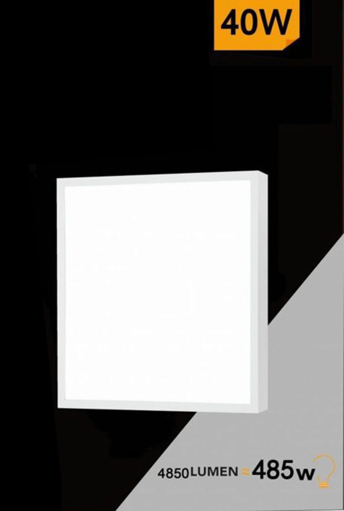 Pannello LED Quadrato Tonalità Variabile 60x60 cm 40W