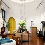Lampadario LED Luce Fredda 80x30 cm 7W+32W Mod.035
