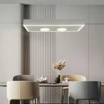 Lampadario LED Luce Calda o Naturale 60x25 cm 40W Mod.075