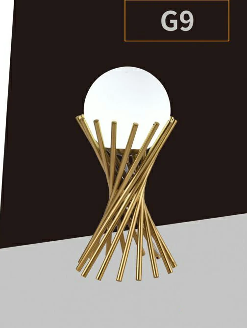 Lampa da Tavolo con Attacco G9 15x36 cm Mod.004