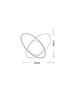 Applique Attacco G9 24x24 cm Mod.031 - immagine 2