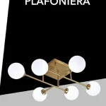 Plafoniera 6 Attacchi G9 70x17 cm Mod.025