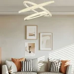 Lampadario LED Luce Calda Ø 60 cm 132W Mod.062