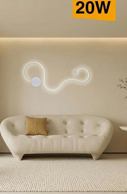 Applique LED Tonalità Variabile 84x34 cm 20W Mod.040